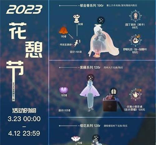 《光遇》2023圣诞节兑换图一览（以游戏为主的神秘圣诞礼物——光遇2023圣诞节兑换图）