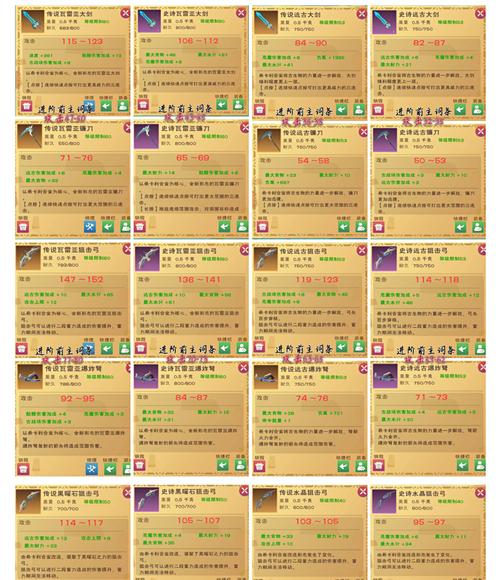 《创造与魔法》中魔法镰刀属性制作攻略（掌握属性制作技巧）