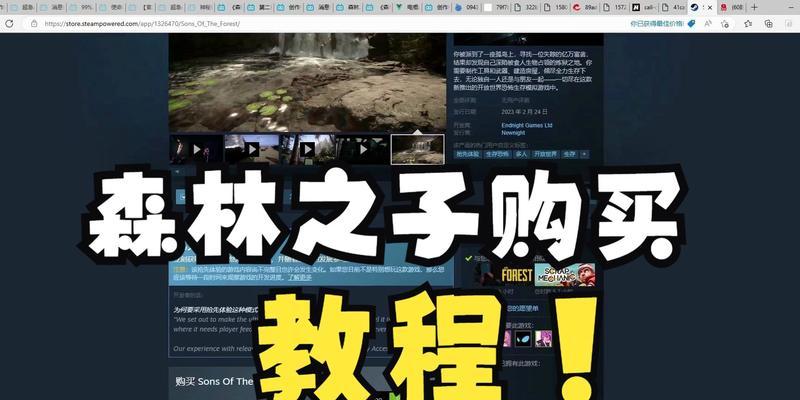 畅玩森林之子联机，与众多玩家共同冒险创造