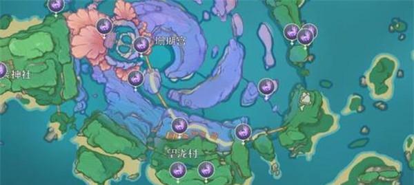 《原神》海岛全角色位置一览（探索每一个角落）